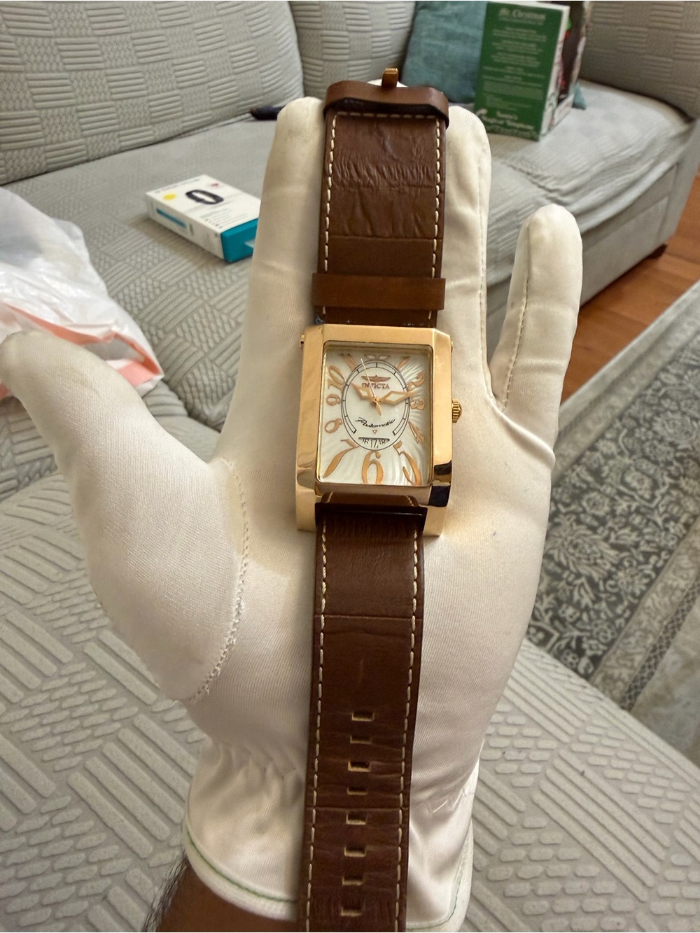 Rare Invicta Times Square 2413 Gold Swiss Automatic ETA 2824 Flip Case Watch - Picture 12 of 12